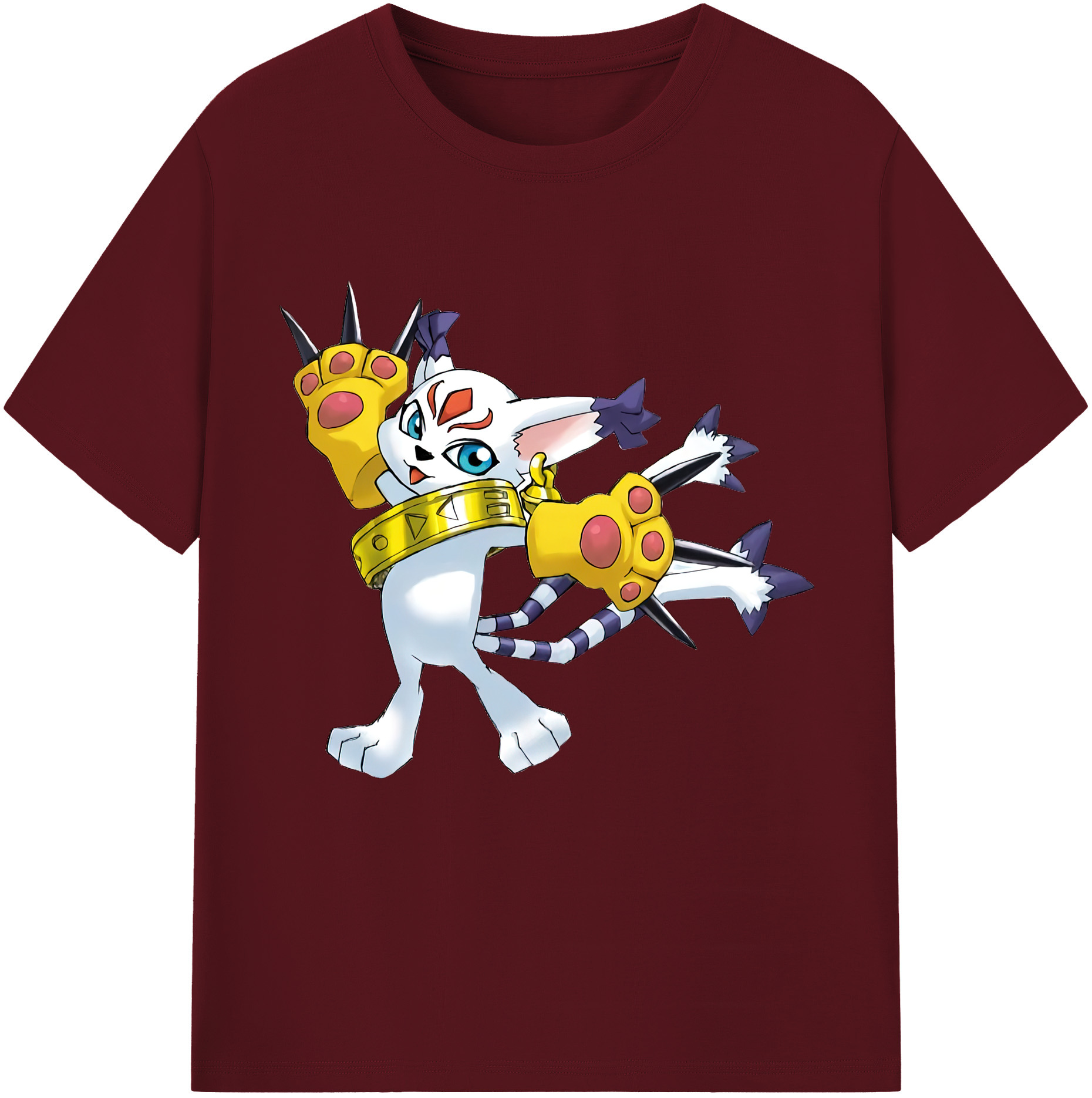 （画像用） Digimon デジタルモンスター/デジモン 綿100％半袖Tシャツ（フロントプリント）